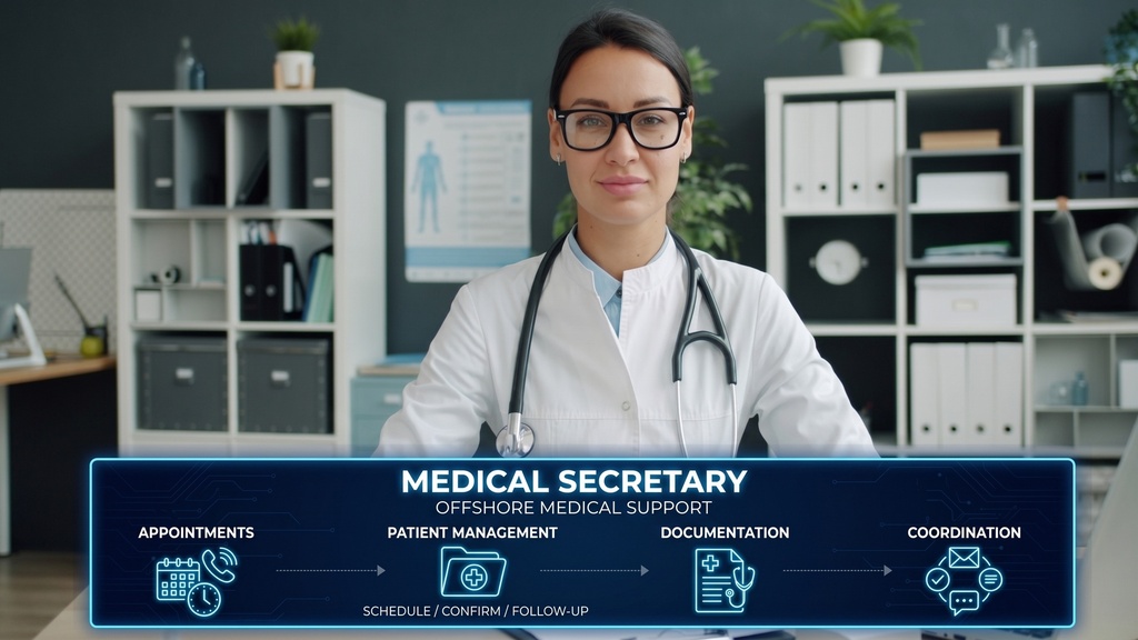 Secrétaire médicale offshore