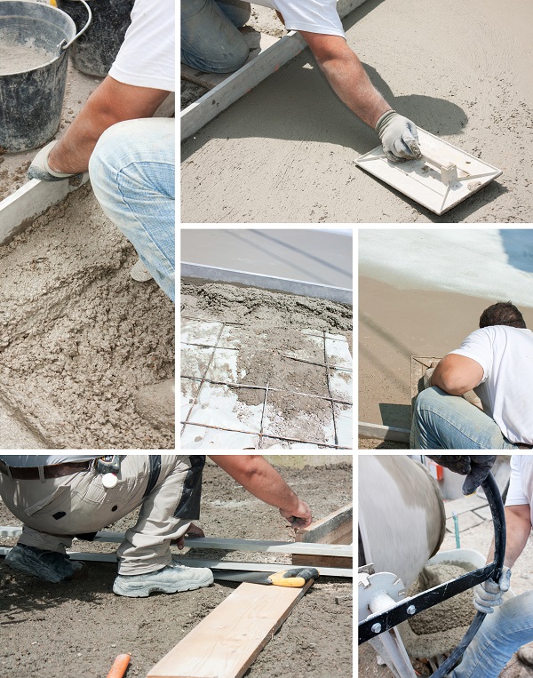 Rénovation d'une terrasse en béton 