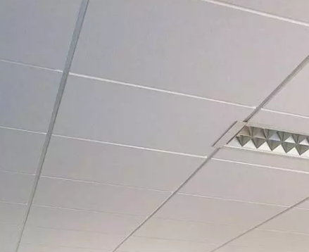 Installation of acoustic suspended ceiling – 120 m²