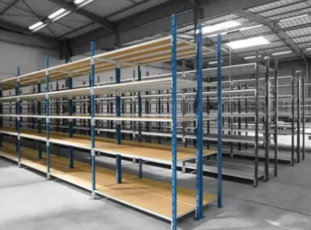 Installation of 30 linear metres of metal or wooden shelving