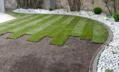 Sod installation