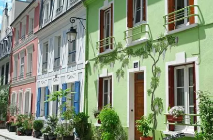 Exterior façade painting