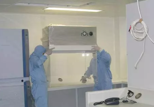 Verplaatsing van een laboratorium