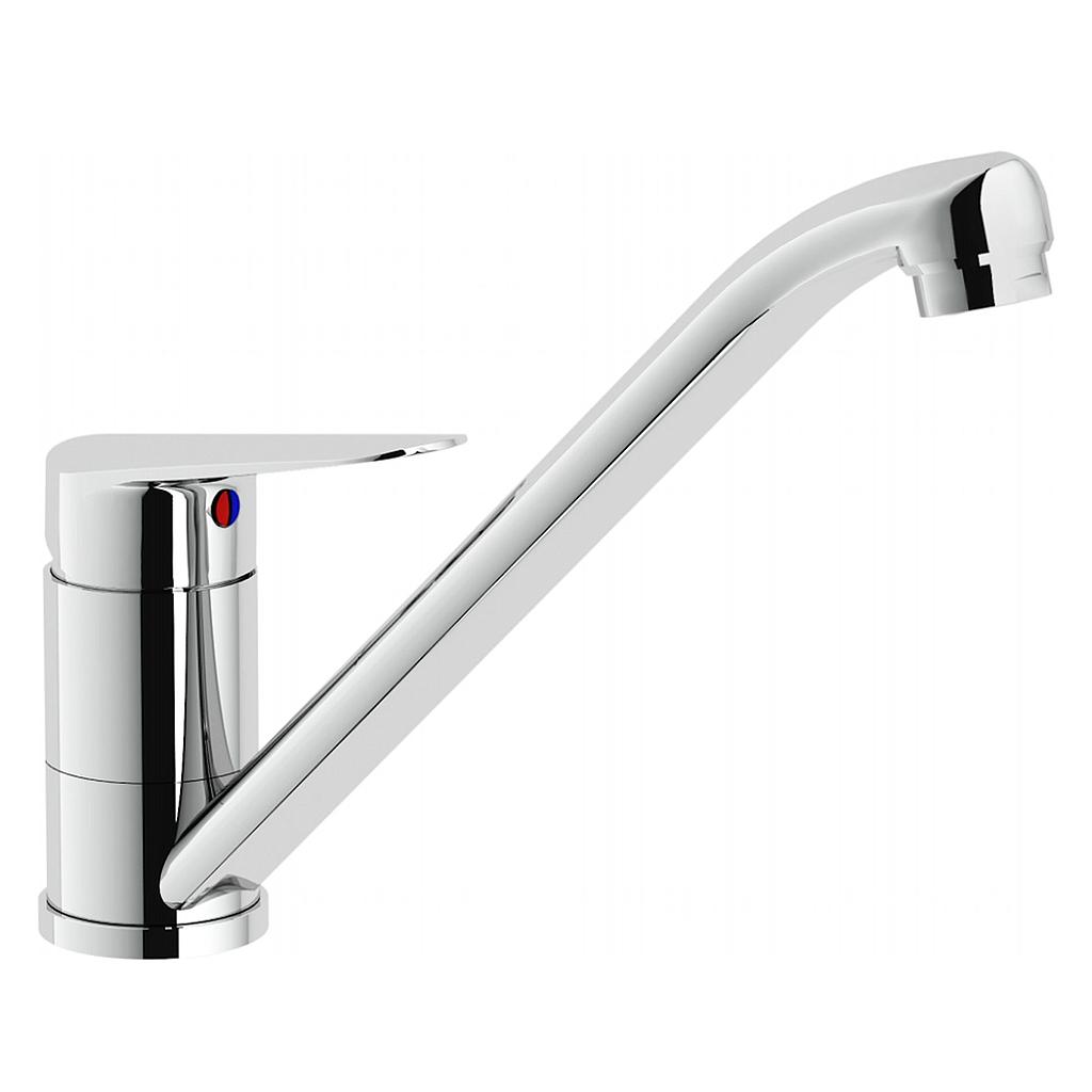 Installation of a mixer tap