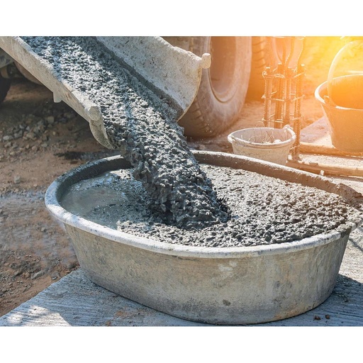 Casting a 100m² concrete screed