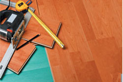 Pose de parquet laminé stratifié