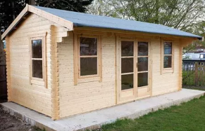 Mounting a garden shed