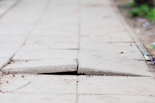 Renovatie van een 10 meter lange stoep