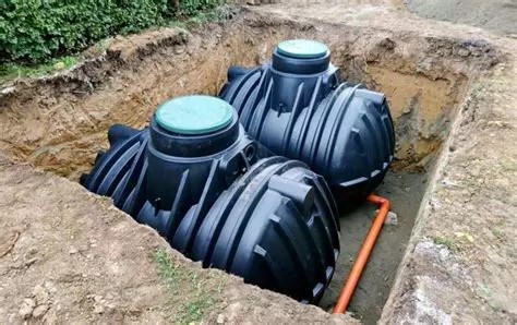 Rainwater tank installation