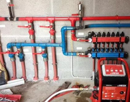 Complete sludge removal of an industrial heating network (up to 20 radiators)
