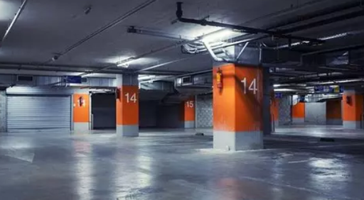 Ontstopping van een ondergrondse parking