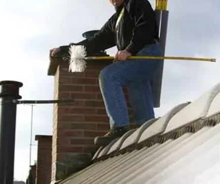 Chimney sweeping and preventive maintenance contract for a property manager